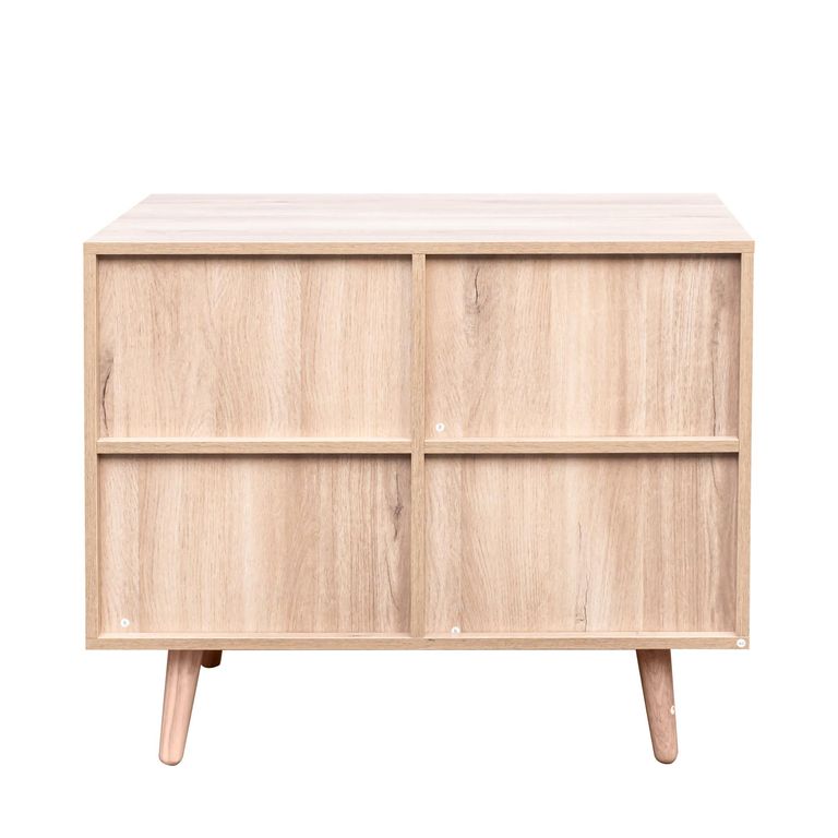 Clearance - Ferrero Natural and Woven Rattan 1 Door Cabinet