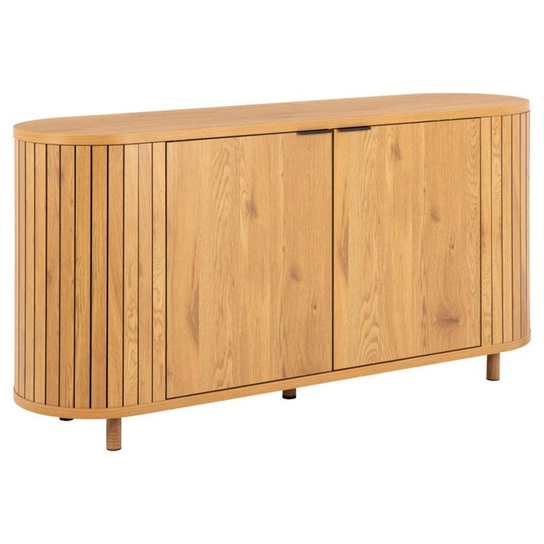 Colima Large Sideboard - 2 Door - 160cm - Fluted Oak