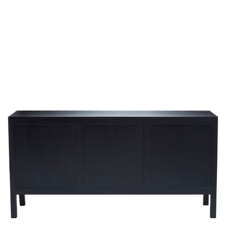 Corso Sideboard - 3 Door - Medium - Black Birchwood - 150cm