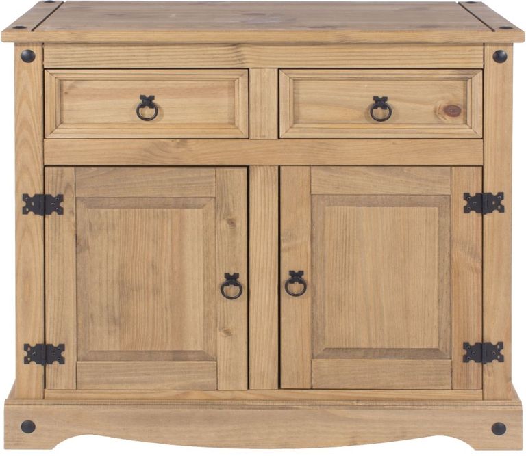 Corona Pine Mexican 2 Door Small Sideboard