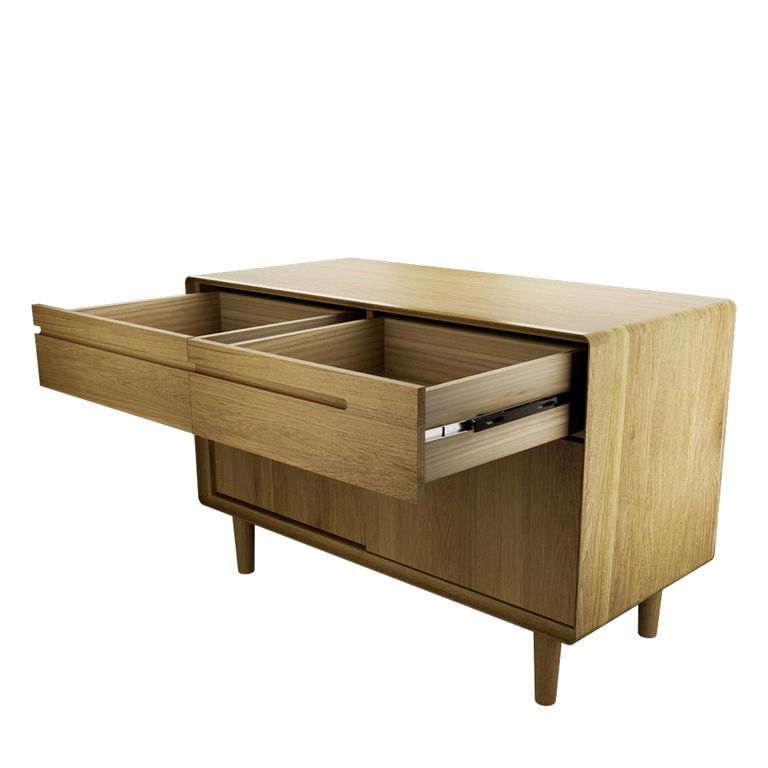 Scandic Cabinet - 2 Door - Small - Oak