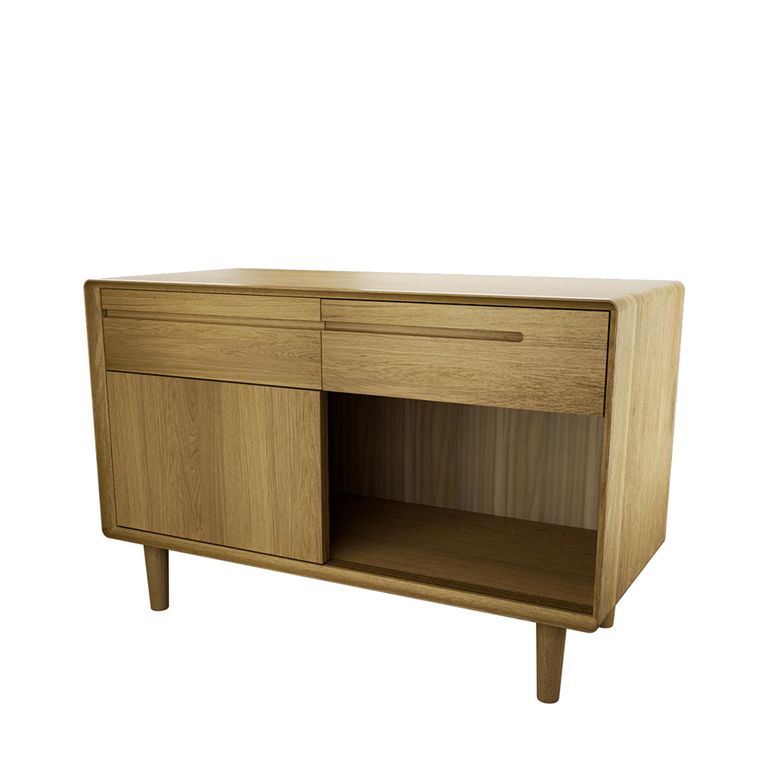 Scandic Cabinet - 2 Door - Small - Oak