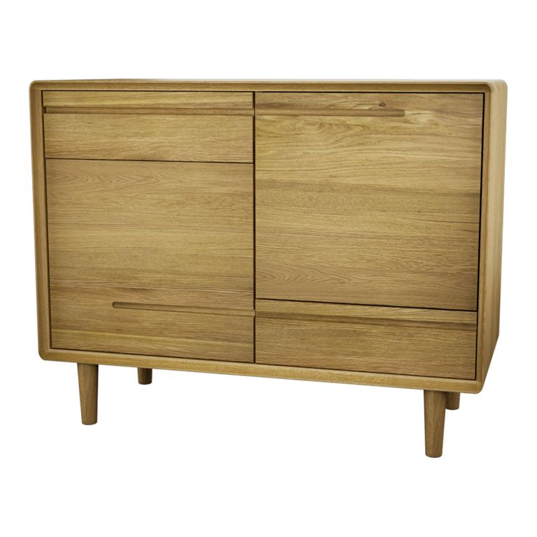 Scandic Sideboard - 2 Door - Small - 90cm - Oak