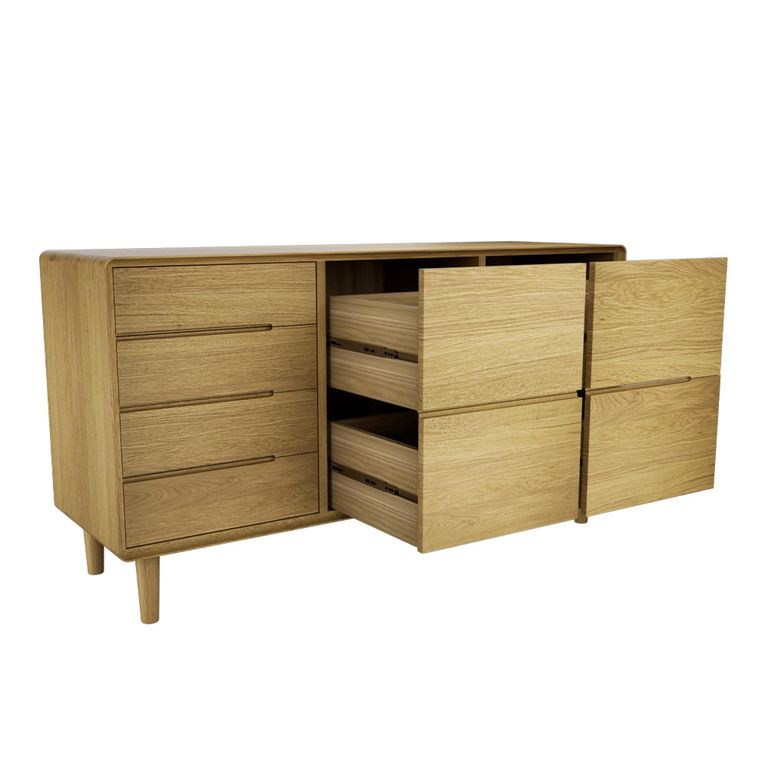 Scandic Sideboard - Medium - 135cm - Oak