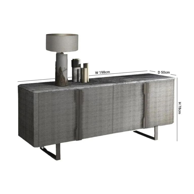 Diamond Sideboard - Large - Marble - Variation Available