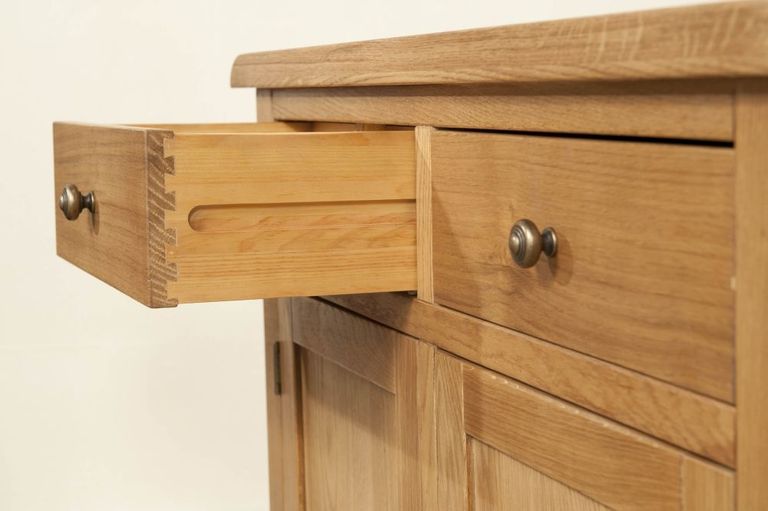 Dorset Sideboard - 2 Door - Medium - 96cm - Oak