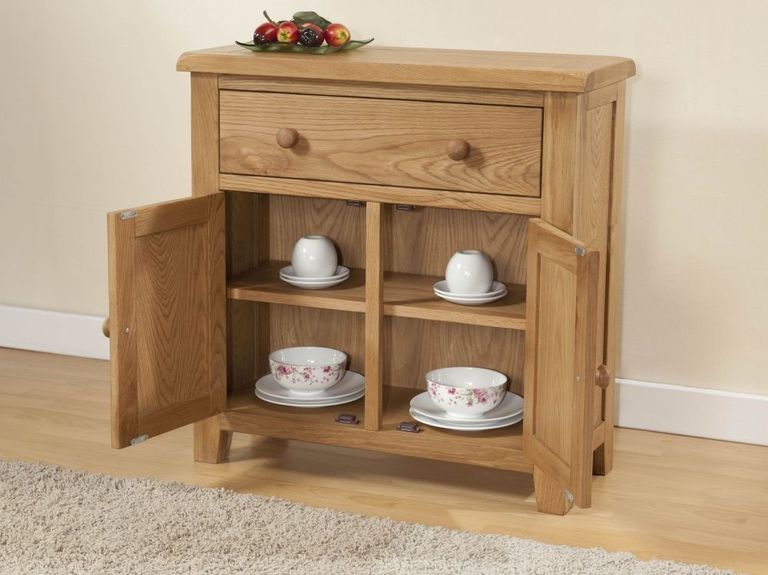 Dorset Sideboard - 2 Door - Small - 80cm - Oak