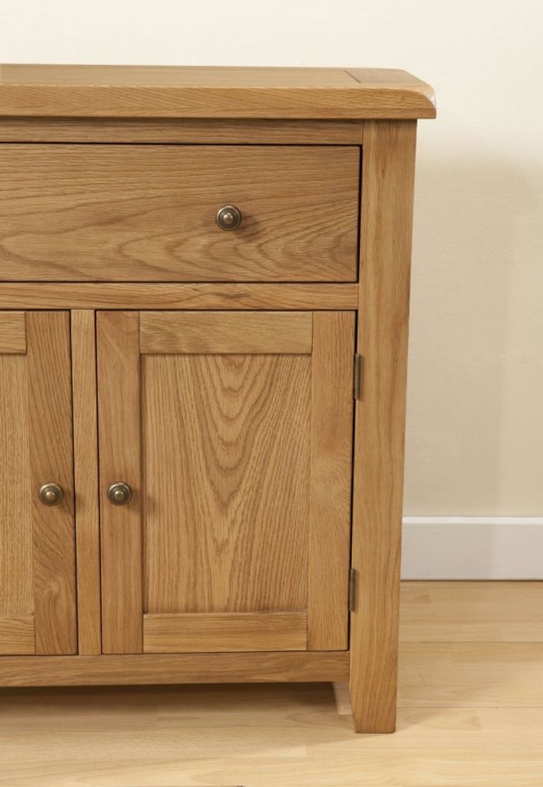 Dorset Sideboard - 2 Door - Small - 80cm - Oak