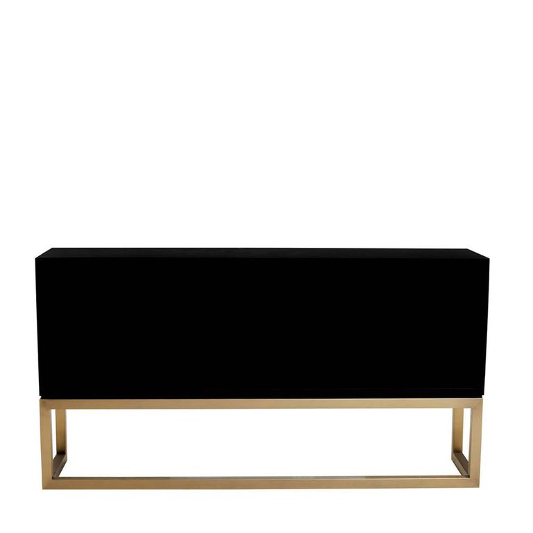 Dumas Sideboard - 4 Door - Large - Black and White - 170cm