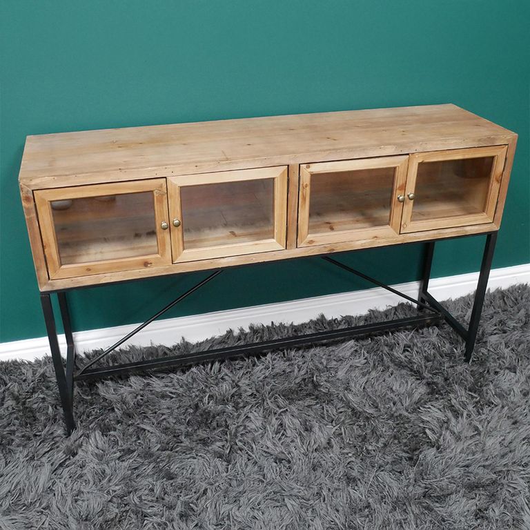 Sideboard - Fir Wood - 4 Door - Medium