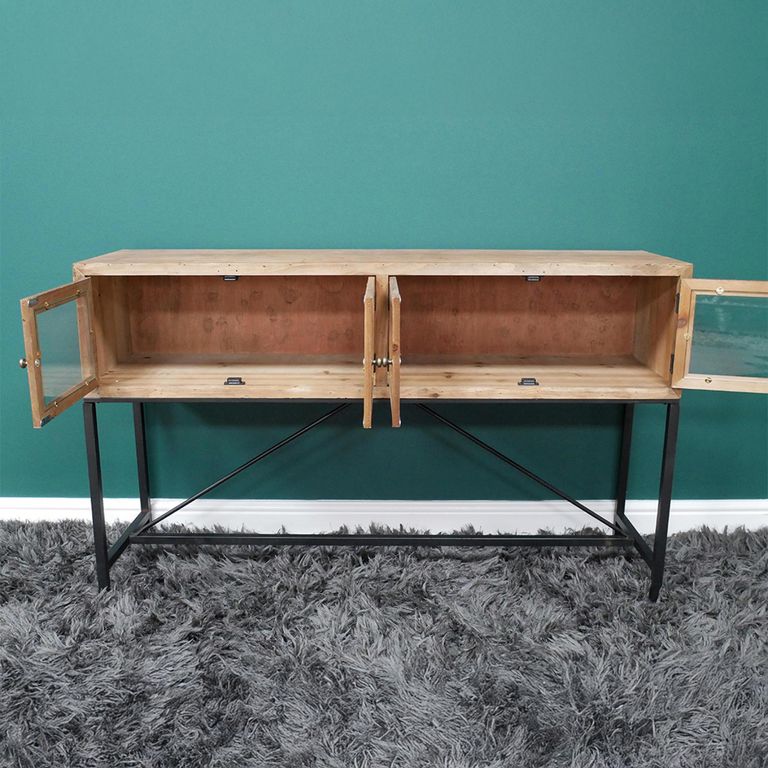 Sideboard - Fir Wood - 4 Door - Medium