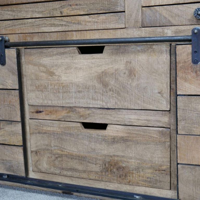 Sideboard - Mango Wood - 2 Sliding Doors - Large