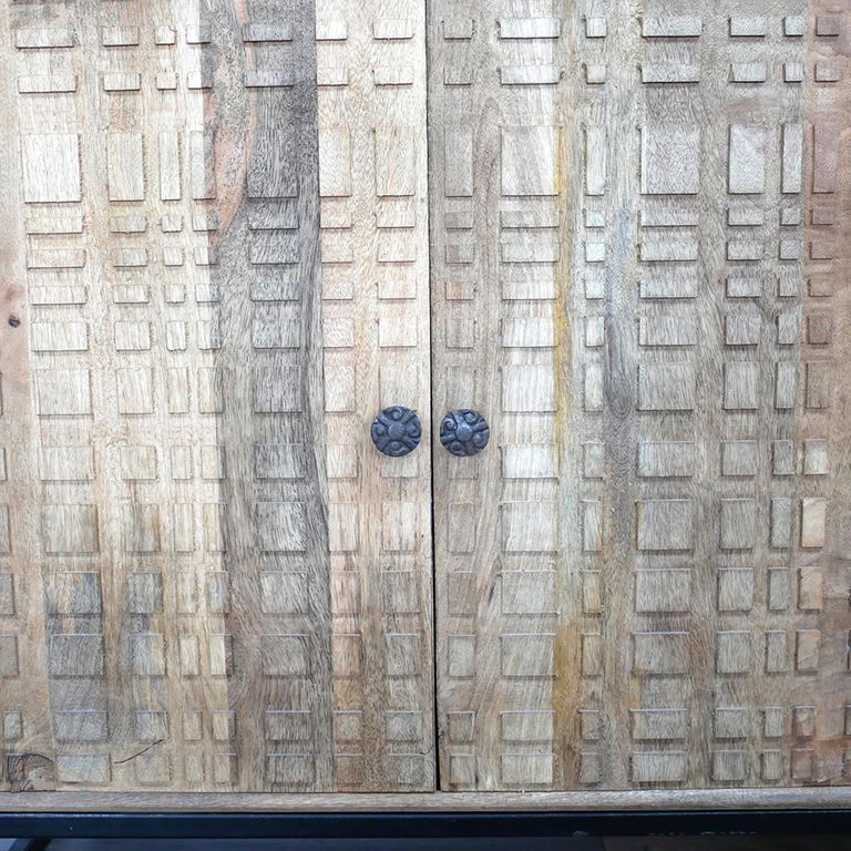 Sideboard - Mango Wood - 4 Door - Large - 168cm