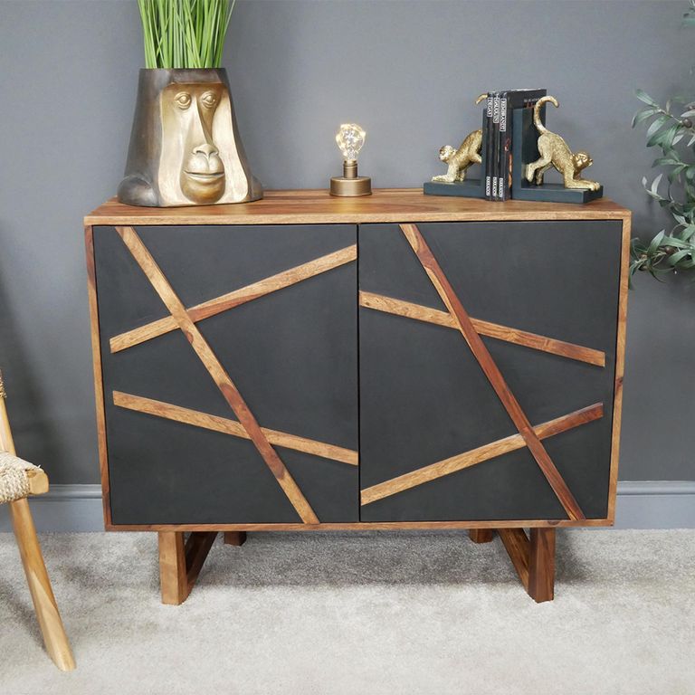 Sideboard - Sheesham Wood - 2 Door - Small - 100cm