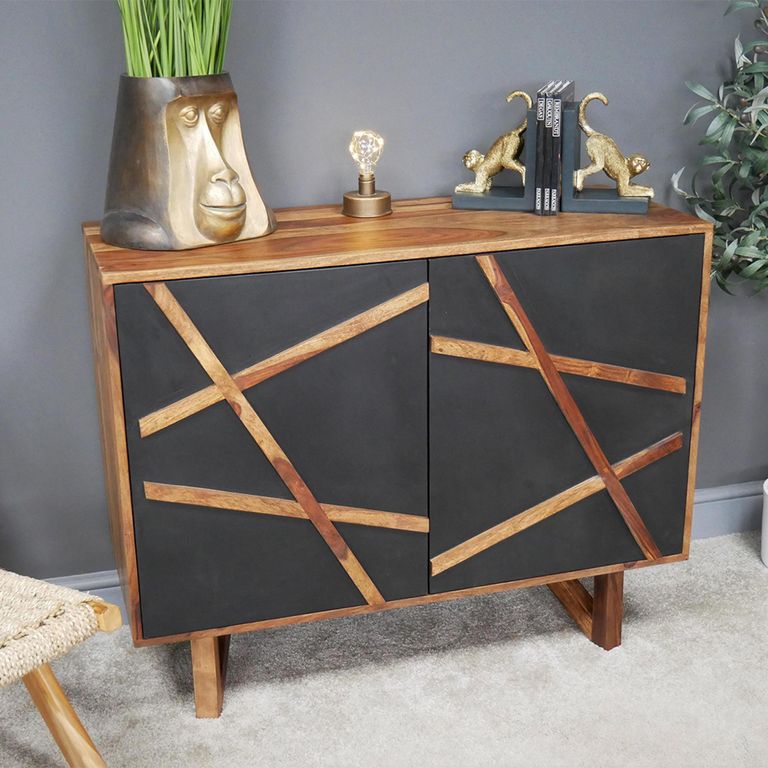 Sideboard - Sheesham Wood - 2 Door - Small - 100cm
