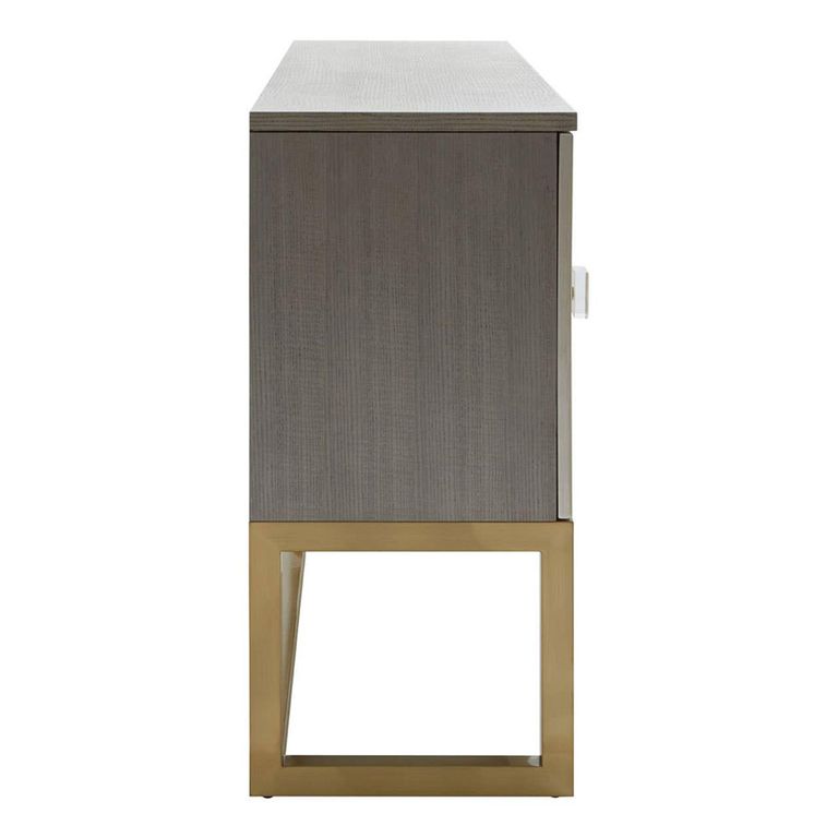 Duvali Sideboard - 3 Door - Medium - Silver and Gold - 150cm