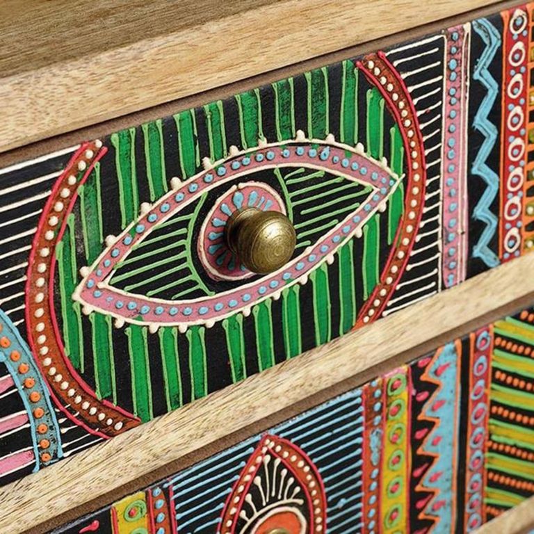 Emelia Sideboard - Mango Wood - Painted - Medium - 100cm