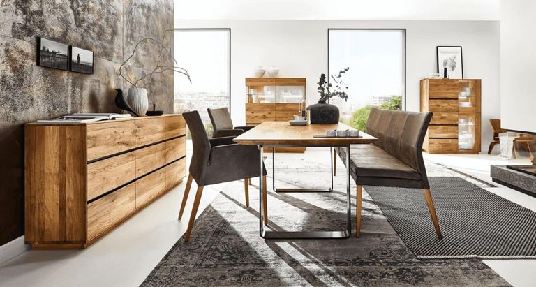 Florin Large Sideboard - 160cm - 3 Door - Blonde Oiled Oak