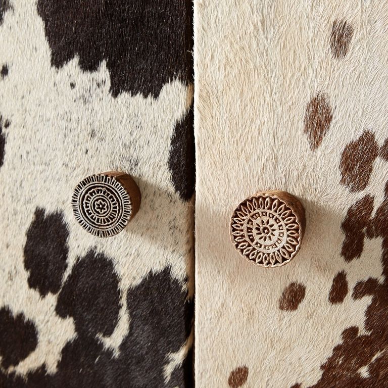 Gaya Multi Coloured 120cm Small 3 Door Sideboard