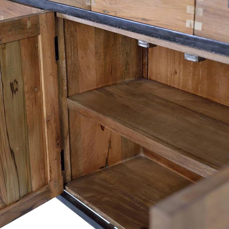 Gjavan Sideboard - Mango Wood - 3 Door - Medium - 140cm