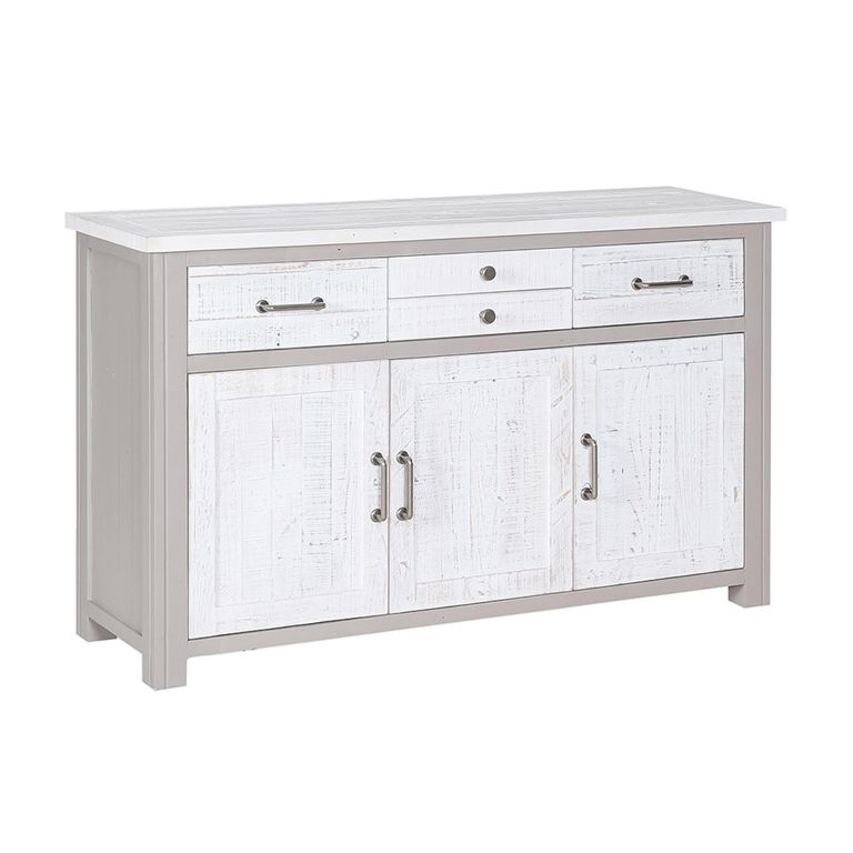 Greystone Reclaimed Wood Sideboard - Medium - 3 Door