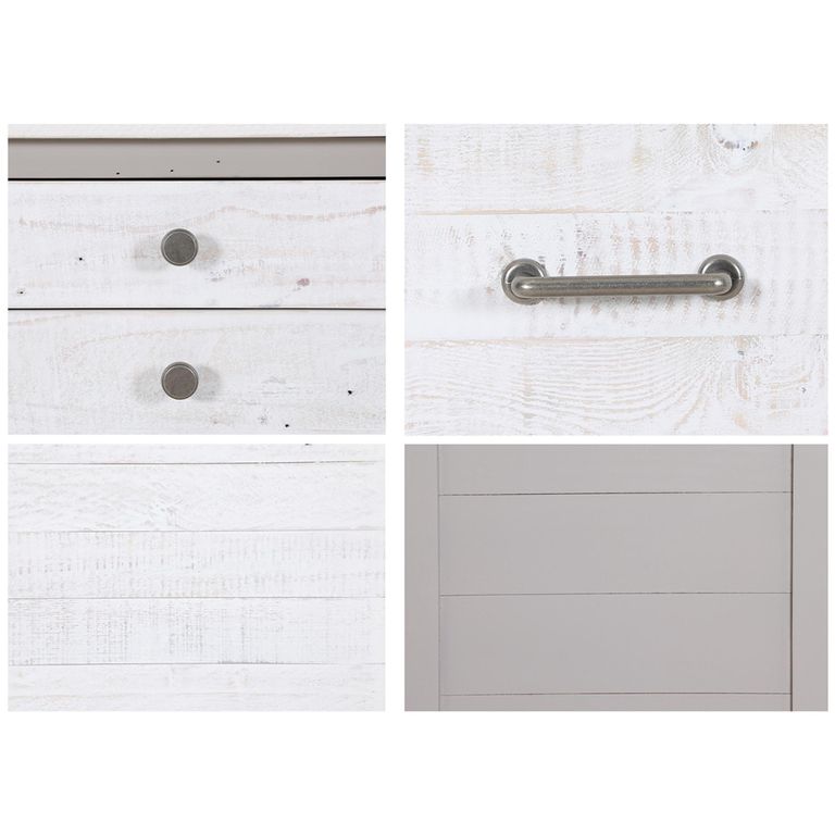 Greystone Reclaimed Wood Sideboard - Medium - 3 Door