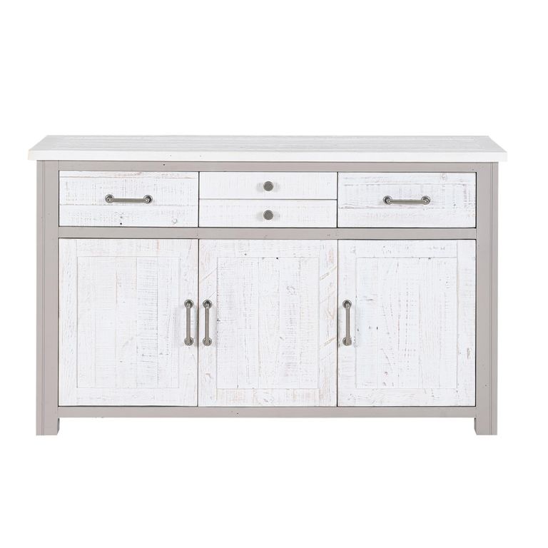 Greystone Reclaimed Wood Sideboard - Medium - 3 Door