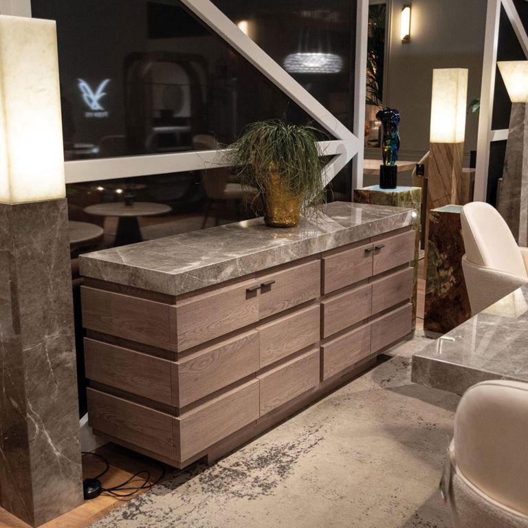 Goya Sideboard - Marble Top - 4 Door - Extra Large - 190cm - Variation Available