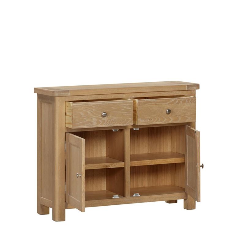 Hayley Sideboard - 2 Door - Small - 96cm - Oak