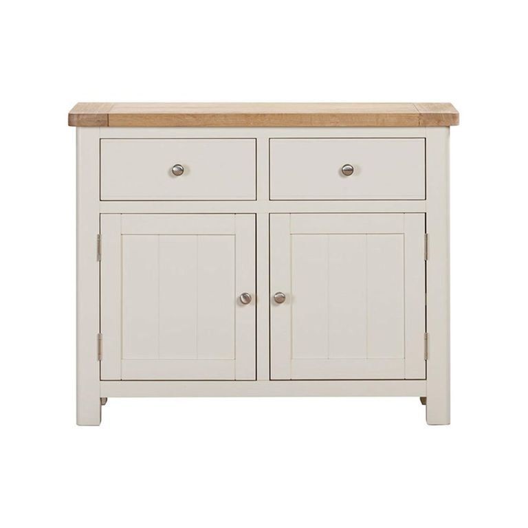 Hayley Sideboard - 2 Door - Small - 96cm - Oak and White