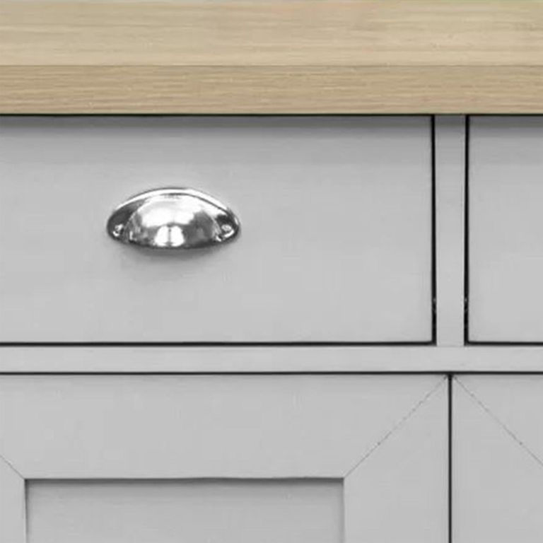 Highgate Small Sideboard - 2 Door - Grey Painted