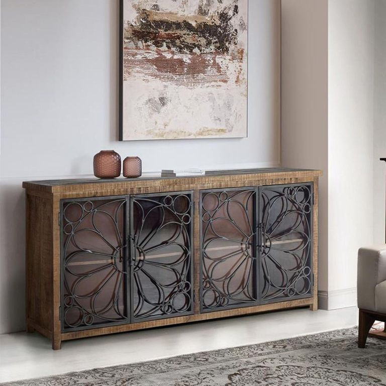 Hopkins Sideboard - Mango Wood - 4 Door - Extra Large - 190cm