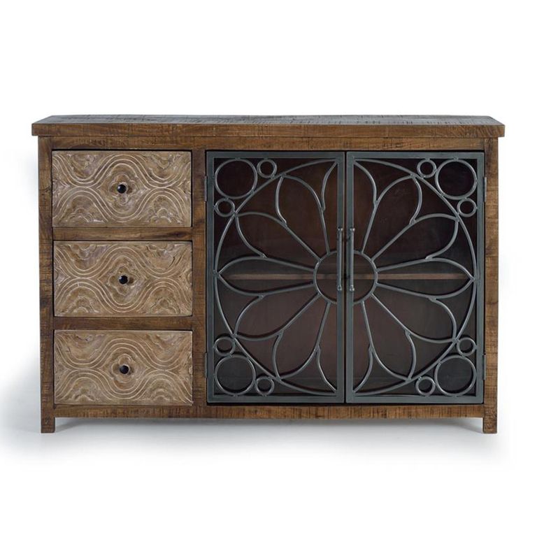 Hopkins Sideboard - Mango Wood - 2 Door - Medium - 140cm
