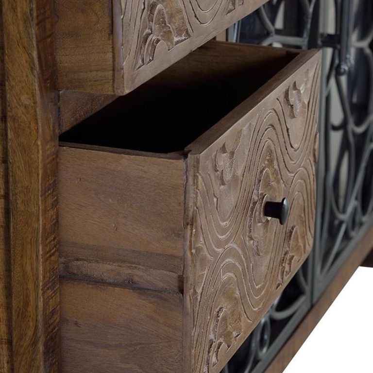 Hopkins Sideboard - Mango Wood - 2 Door - Medium - 140cm