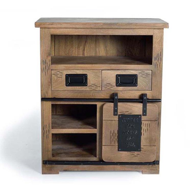 Iron Works Sideboard - Mango Wood - Small - 75cm