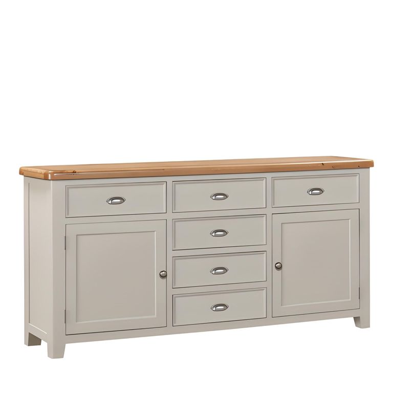 Janelle Sideboard - 2 Door - Extra Large - 188cm - Oak and Grey