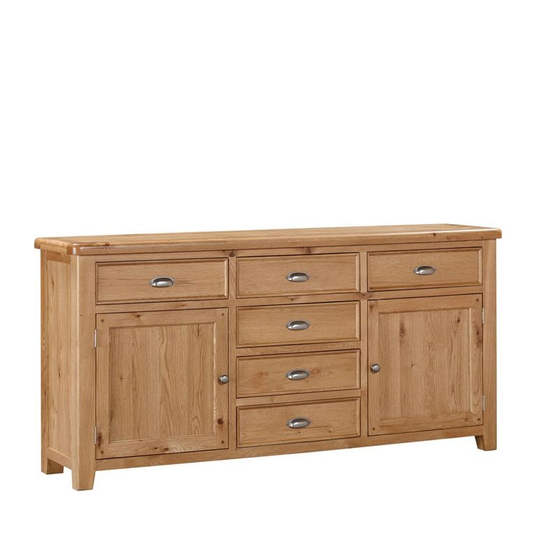 Janelle Sideboard - 2 Door - Extra Large - 188cm - Rustic Oak