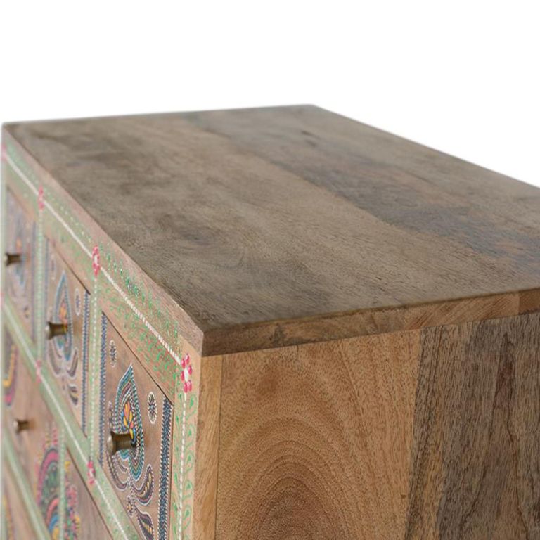 Jazxhias Sideboard - Mango Wood - Painted - 2 Door - Highboard