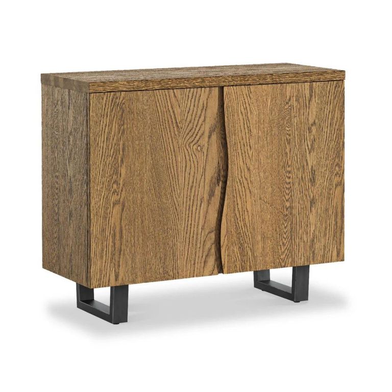Jersey Sideboard - 2 Door Small - 90cm - Industrial Style - Oak