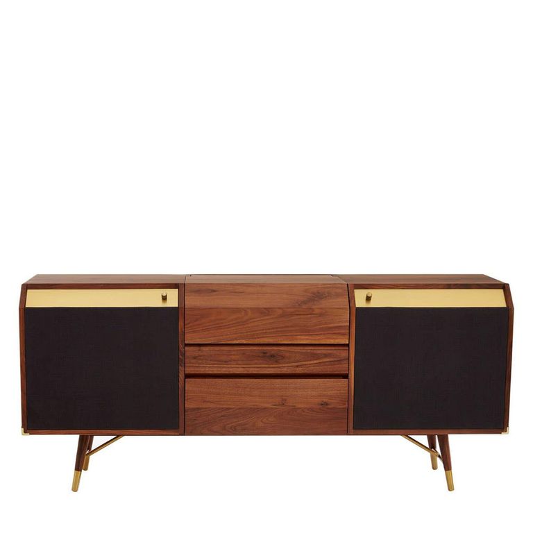Kenso Sideboard - 2 Door - Extra Large - Walnut Wood - 180cm