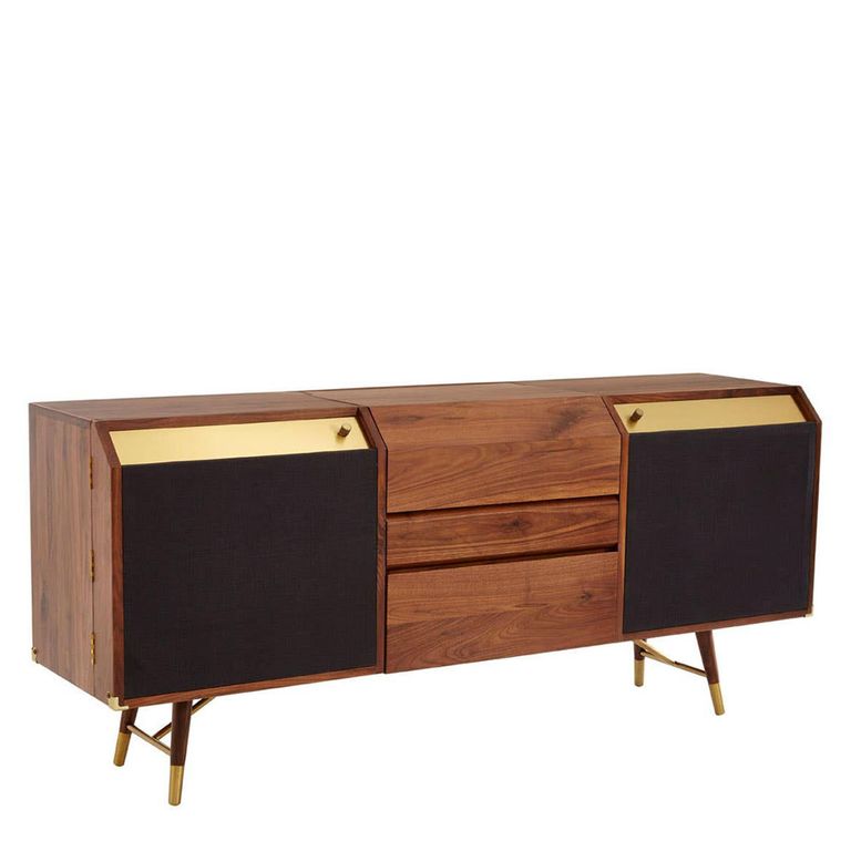 Kenso Sideboard - 2 Door - Extra Large - Walnut Wood - 180cm