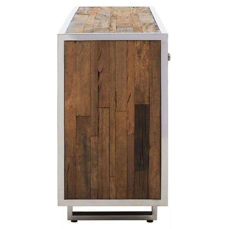 Kerala Sideboard - 3 Door - Medium - Natural Pine Wood - 150cm