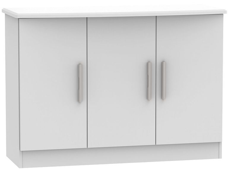 Knightsbridge Grey Small Sideboard - 3 Doors
