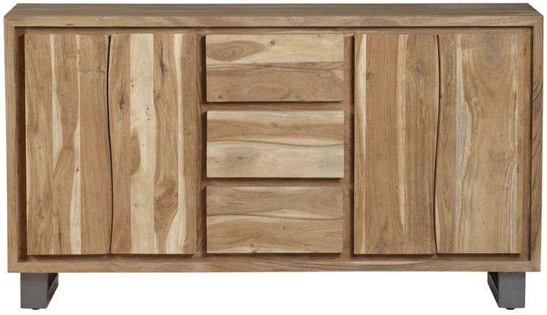 Kota Live Edge Solid Acacia Wood 160cm Large Sideboard