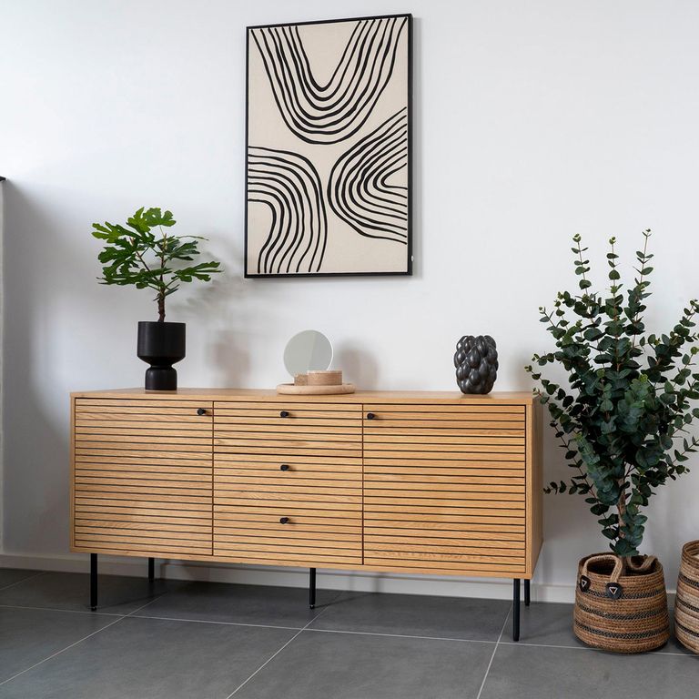 Kyoto Medium Sideboard - 2 Door - 150cm - Oak