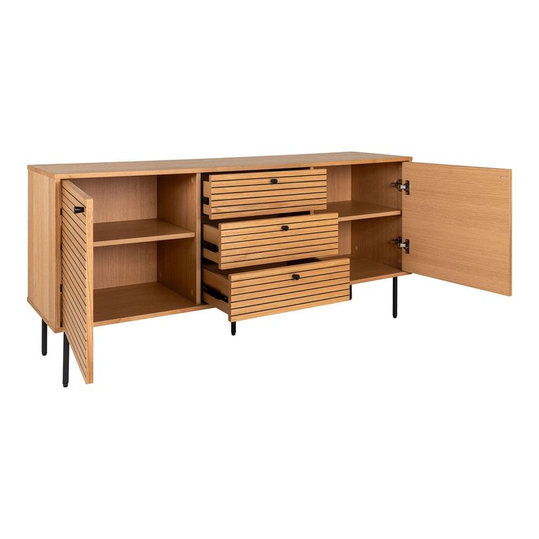 Kyoto Medium Sideboard - 2 Door - 150cm - Oak