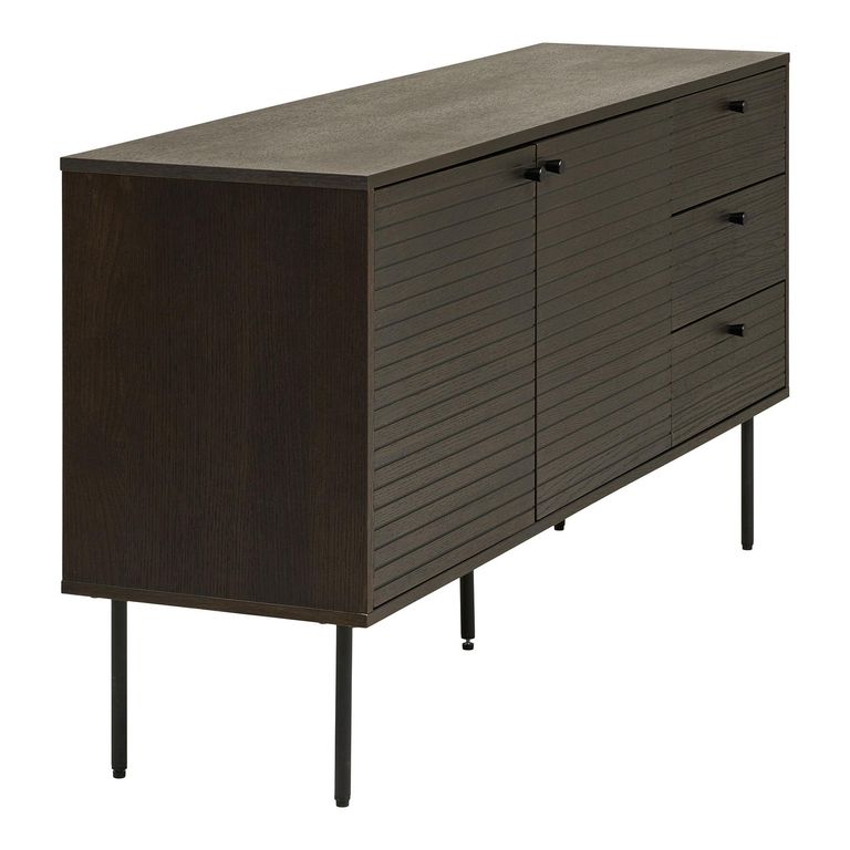 Kyoto Medium Sideboard - 2 Door - 150cm - Smoked Oak