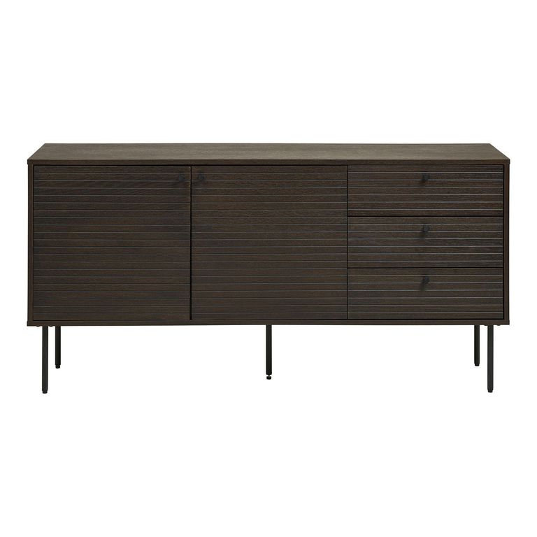 Kyoto Medium Sideboard - 2 Door - 150cm - Smoked Oak