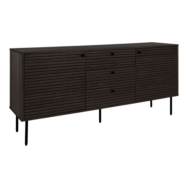 Kyoto Medium Sideboard - 2 Door - 150cm - Smoked Oak