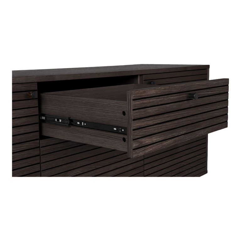 Kyoto Medium Sideboard - 2 Door - 150cm - Smoked Oak